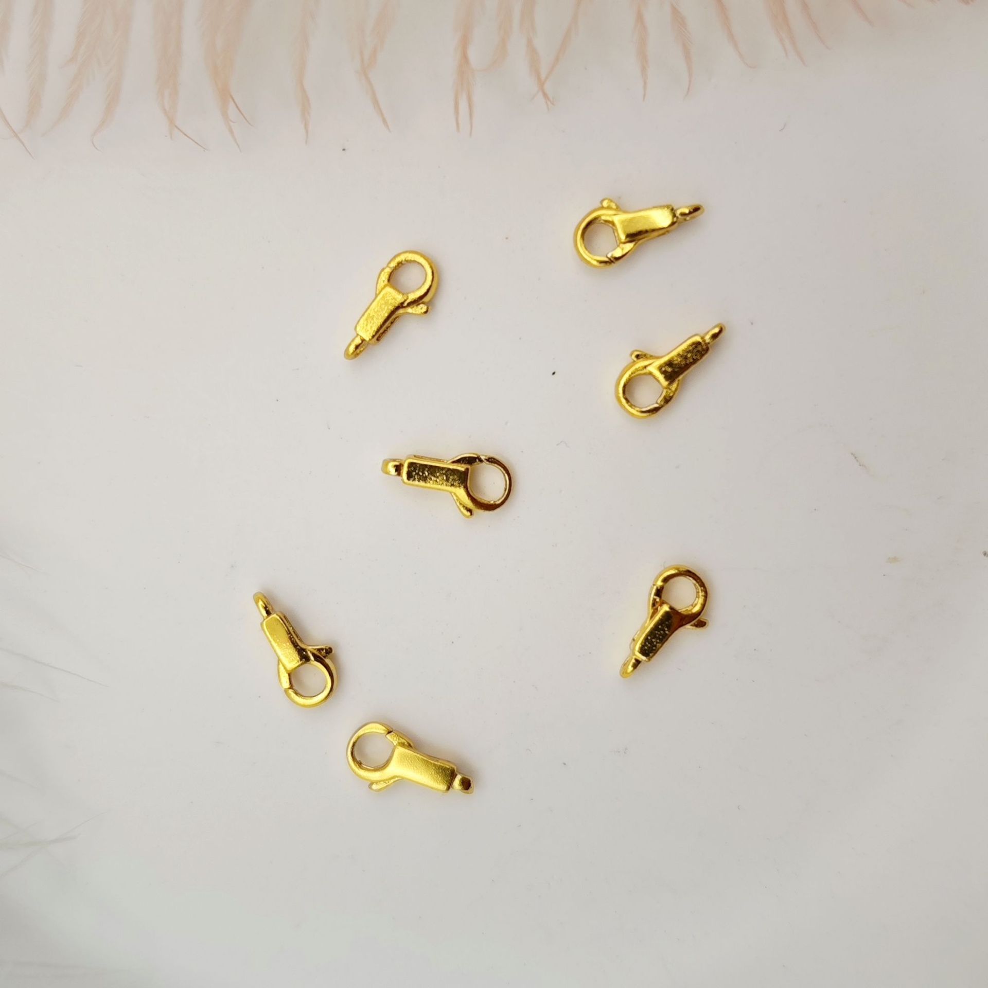 保色古法金饰品扣异型扣diy手链项链扣连接扣详情5