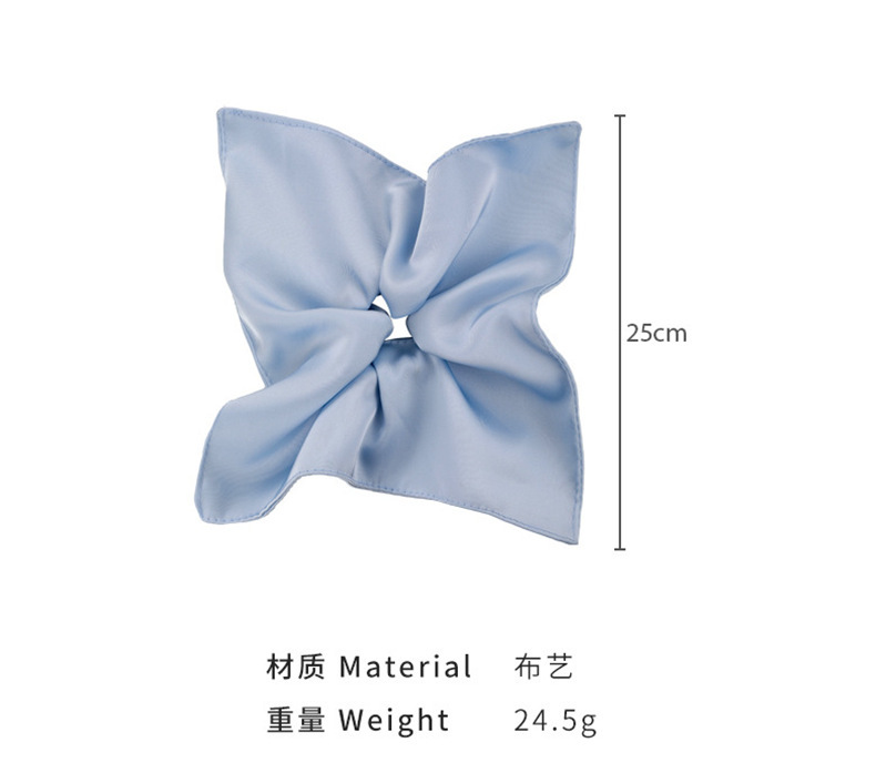 High-quality Japanese and Korean hair bands for ladies with a high-end look, satin square scarves, a laid-back style, and high-elasticity hair bands pic 1
