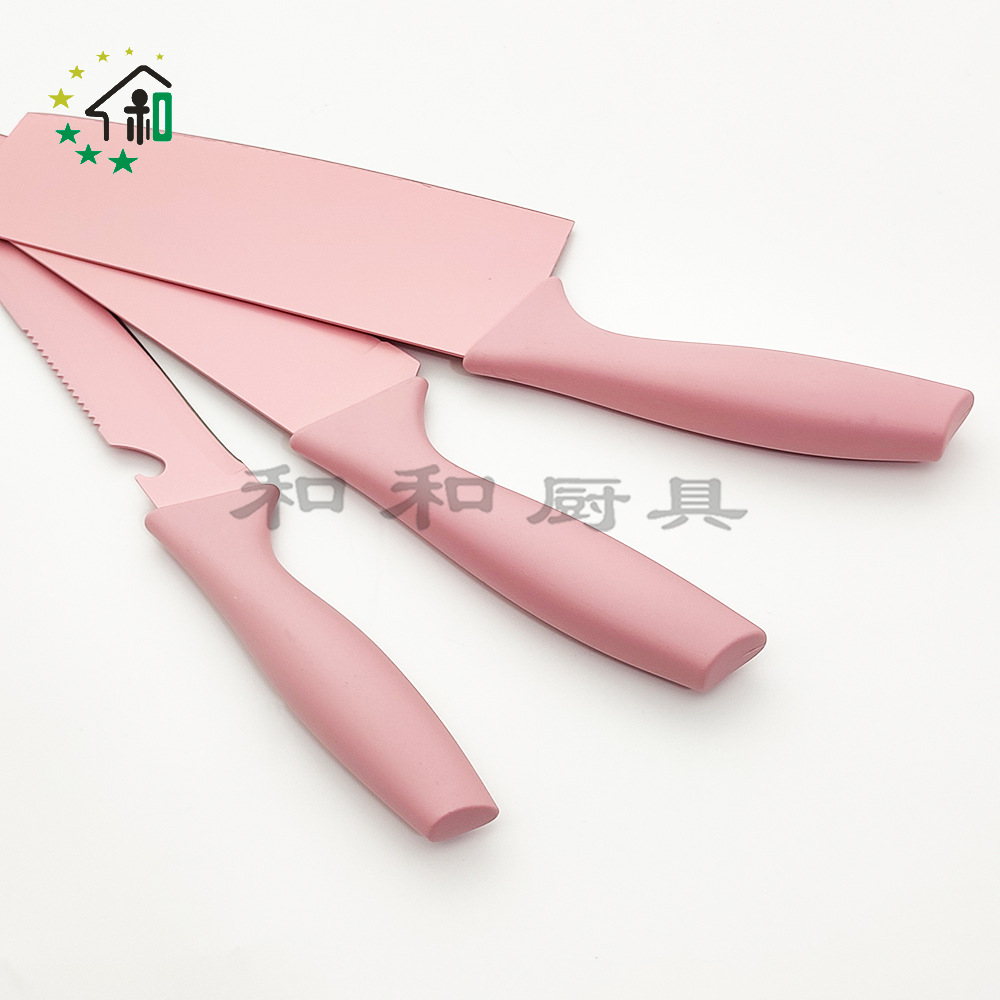 现货厨房不锈钢刀具6件套刀 家用宝宝辅食刀水果刀剪组合礼品套装详情12