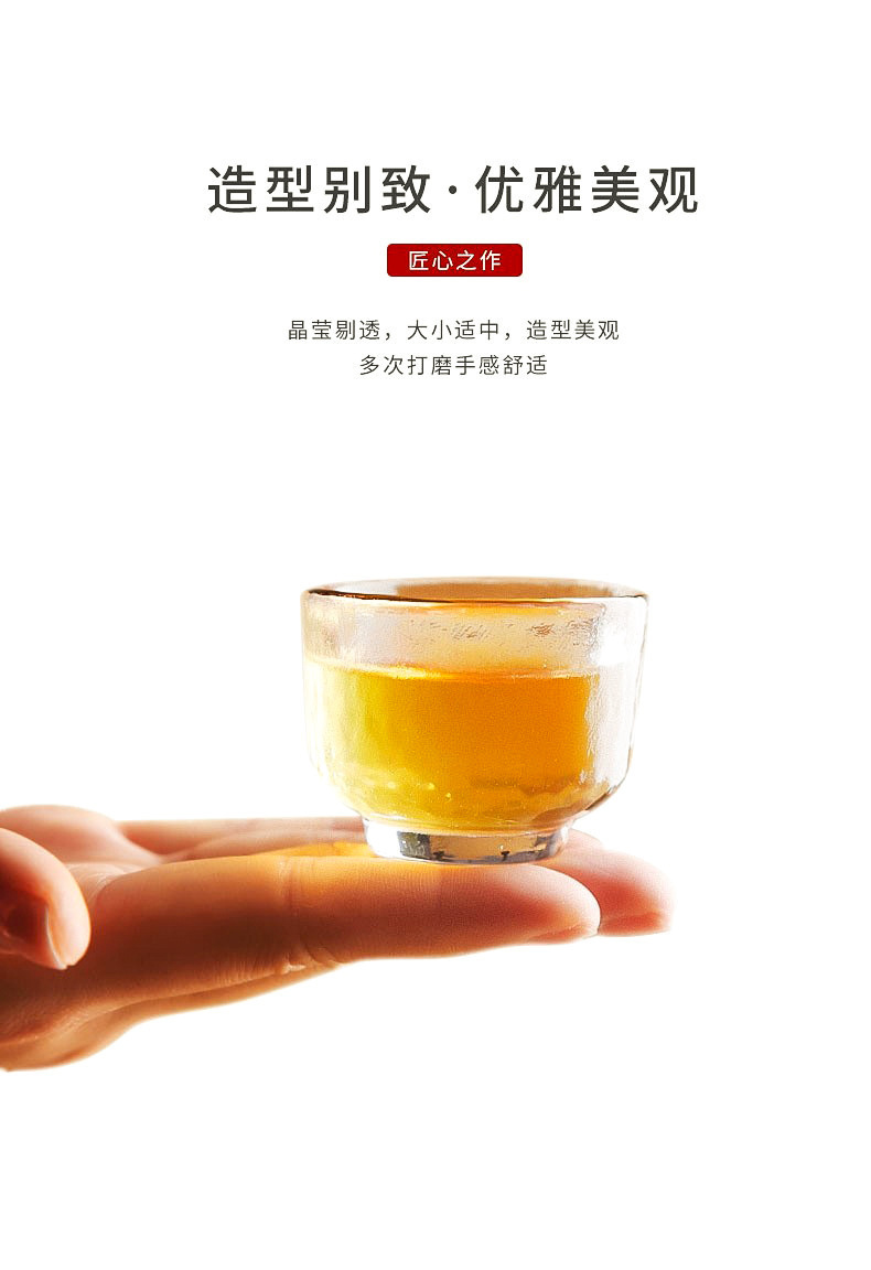 日式锤纹酒杯酒具清酒壶清酒杯玻璃小酒杯家用白酒杯温酒壶套装详情16