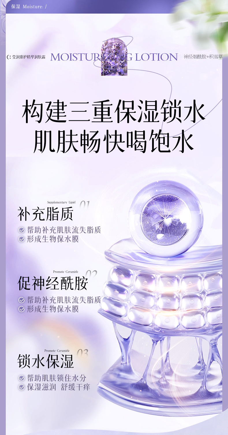 LMLTOP 莹润臻护精华保湿补水润肤露400ml  香氛滋润身体乳详情10