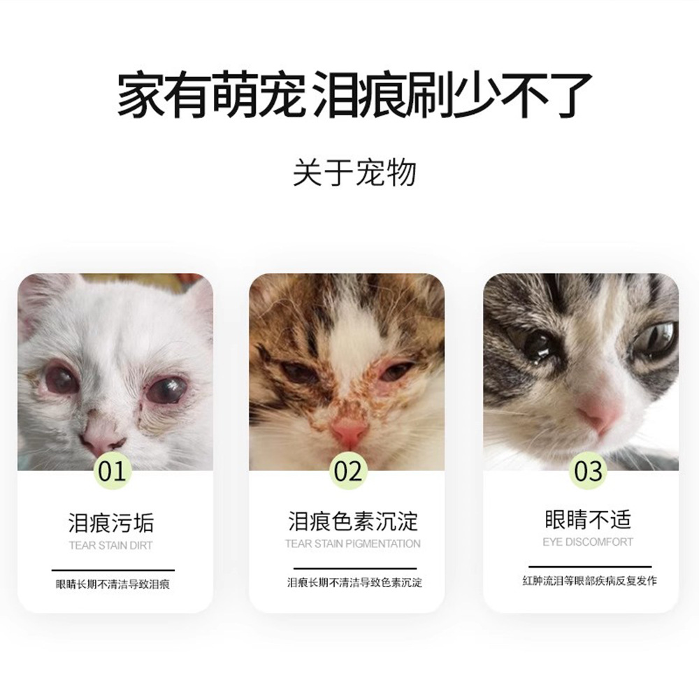 Specialized pet face comb, dog detail comb, pet comb, beak hair comb, flea comb, cat eye cleaning brush, tear stain brush pic 2