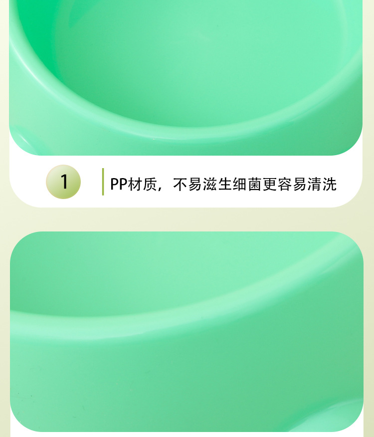 Wholesale of new cat bowls, dog bowls, candy-colored single bowls, small and medium-sized dog plastic dog food bowls, dog food utensils and pet supplies pic 9