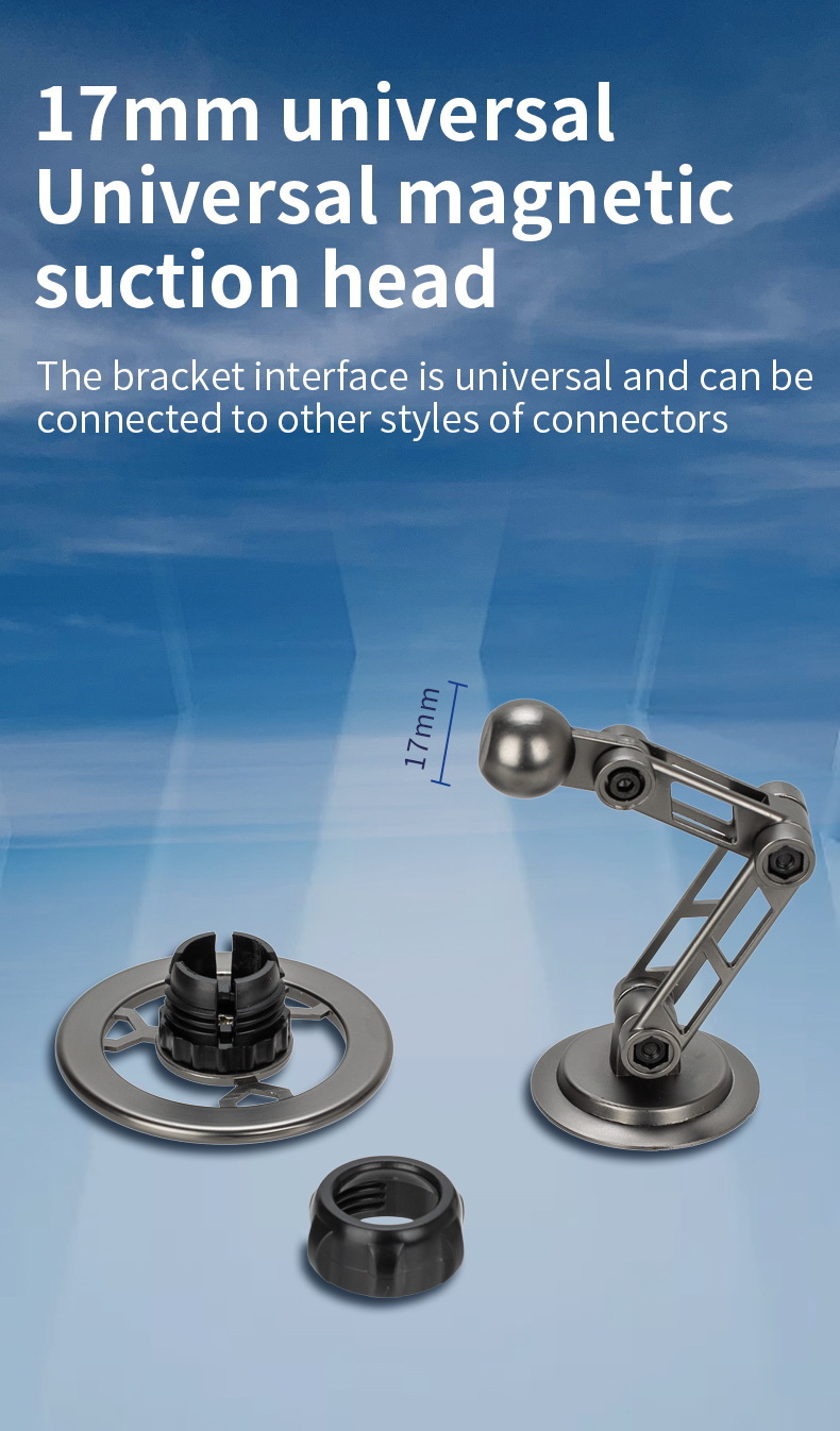 厂家供车载手机支架磁吸式magsafe折叠伸缩旋转便携飞机高铁火车详情12