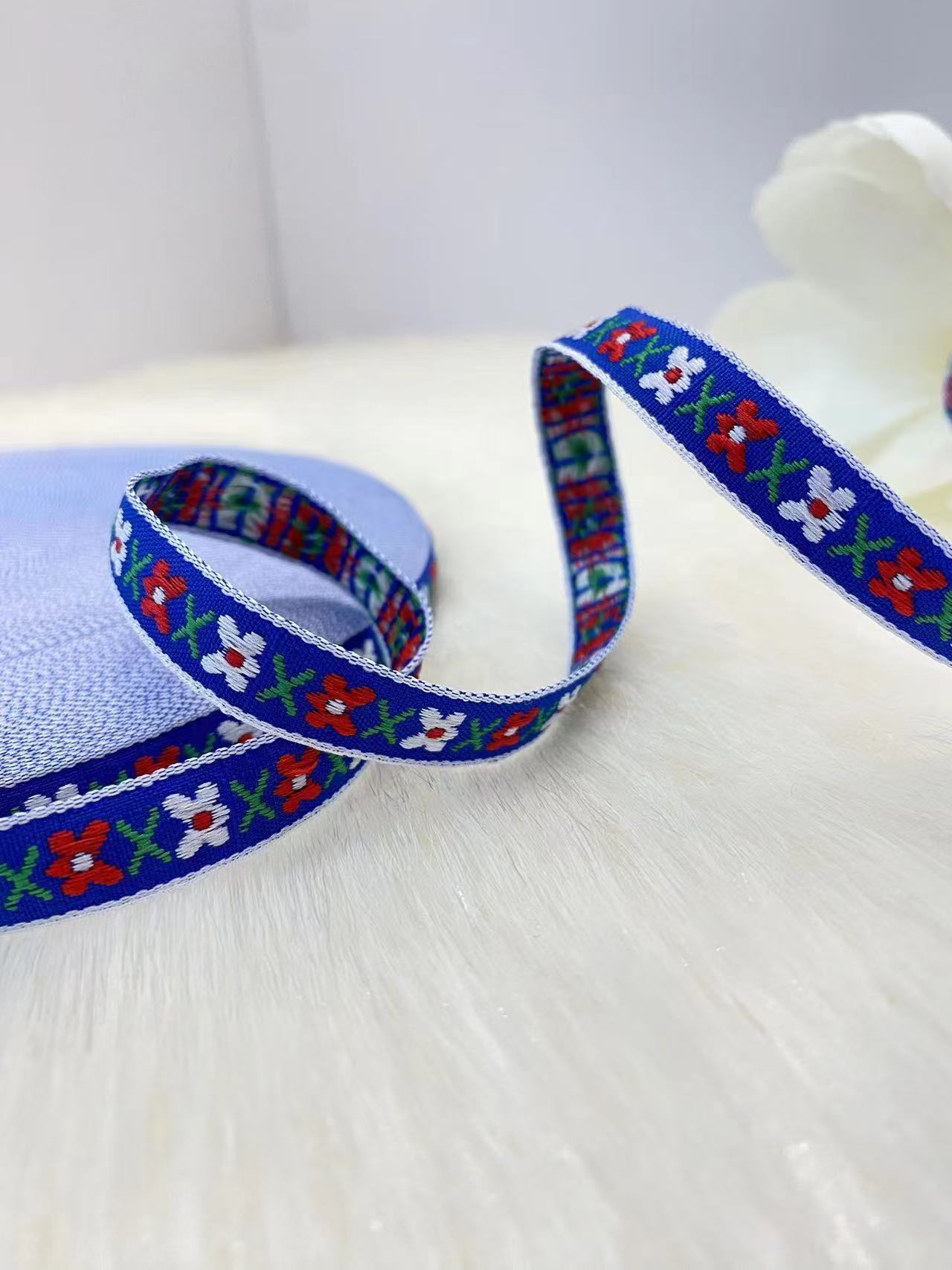 多种款式现货民族风提花刺绣织带新春发饰头饰辅料批发厂家直供详情19