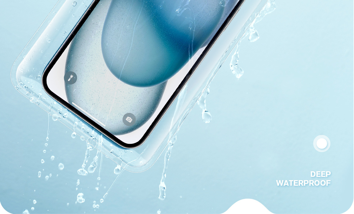 One-piece consignment mobile phone waterproof bag with touch screen, swimming, food delivery rider rainproof sealed bag, diving waterproof mobile phone case pic 16