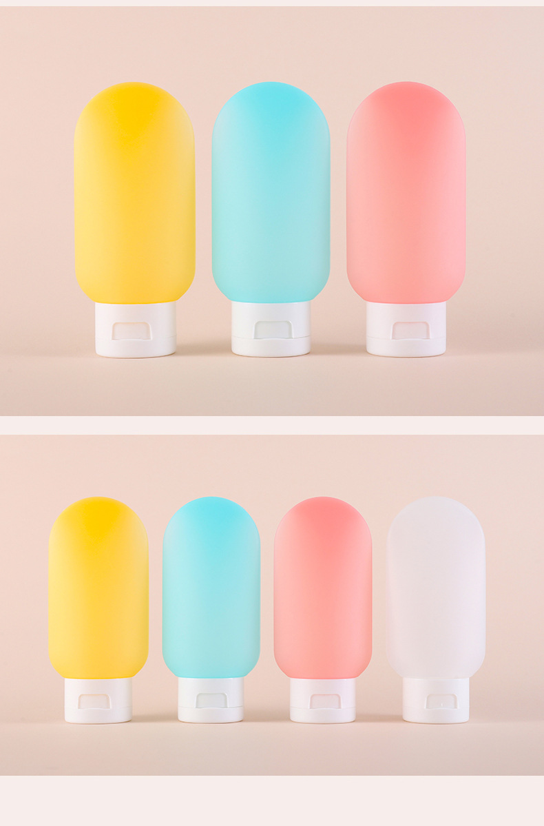 60ml three-piece set of flip-top flocking tube body wash portable travel products in cross-border stock pic 7