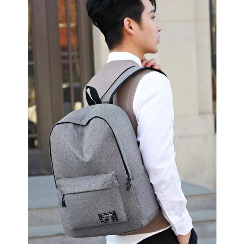 跨境大容量休闲简约牛津布双肩背包双肩韩版书包中学生旅行电脑包详情14
