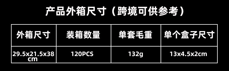 538外箱尺寸模板