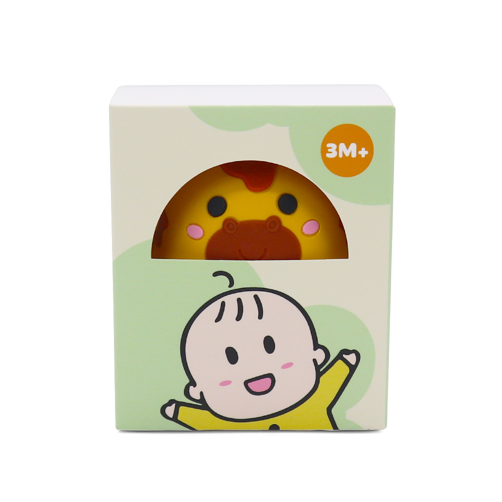 Cross-border new Manhattan Ball 0-3 baby food-grade silicone hand-held ball hand-cranked bell baby chewing gum pic 9