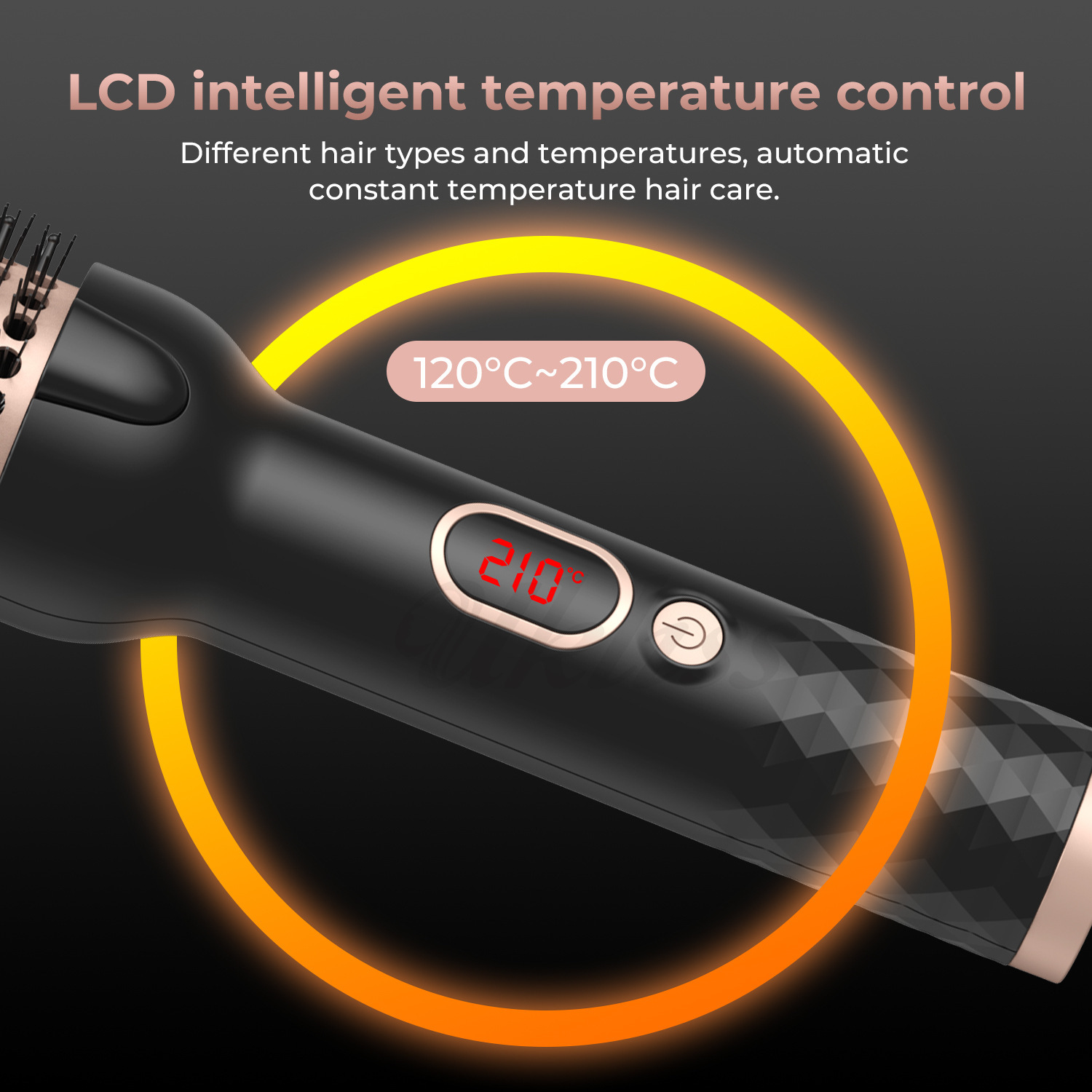 Amazon hair curling electric heating comb, multi-functional hair straightening comb, negative ion roller comb, hair curler, dual-purpose for both straightening and curling, cross-border pic 6