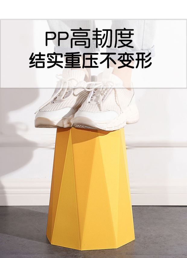 Wholesale of Nordic creative and simple diamond household trash cans without LIDS, large wastebaskets for kitchens, living rooms, offices and hotels pic 4