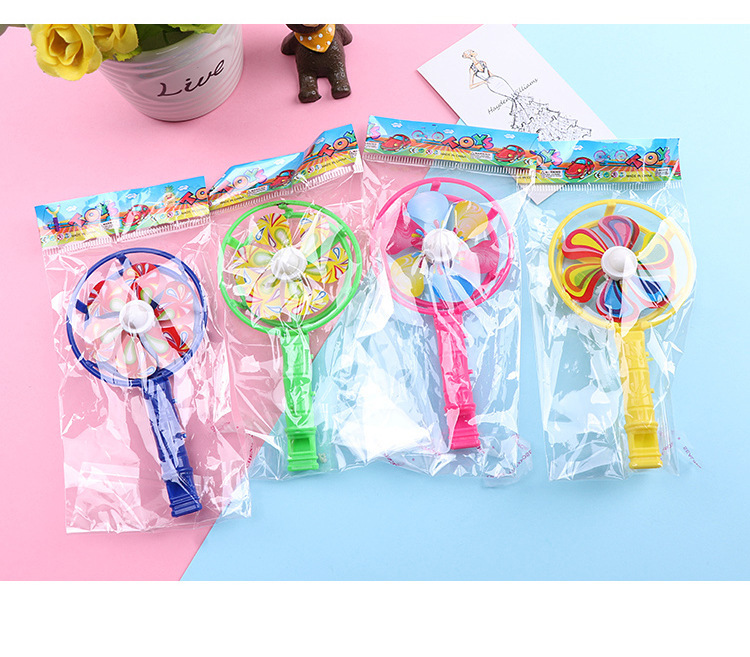 Large windmill whistles, colorful whistle-blowing cheering props, candy-colored nostalgic toys, windmill kindergarten small gifts wholesale pic 14