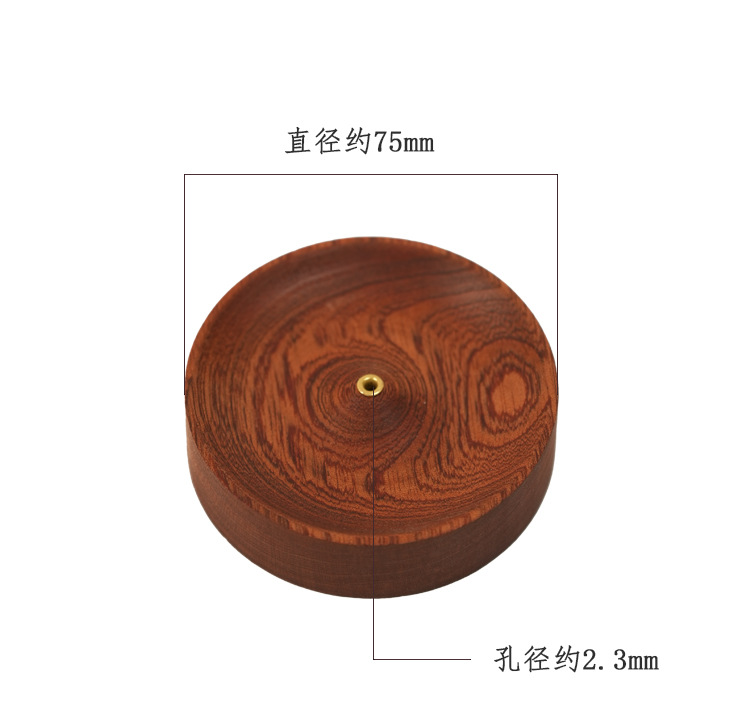 【跨境热销】创意实木香炉竹签香线香香插禅意室内家居摆件详情7