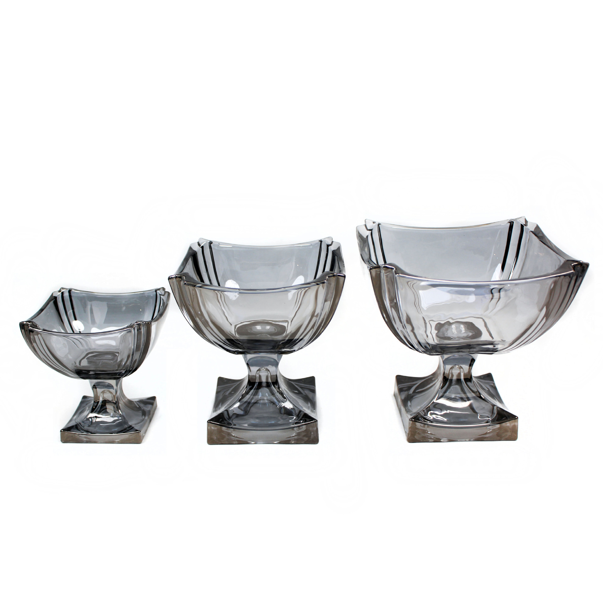 家用客厅茶几ins风轻奢北欧风格四方玻璃果盘果斗 宾馆水晶糖缸详情11