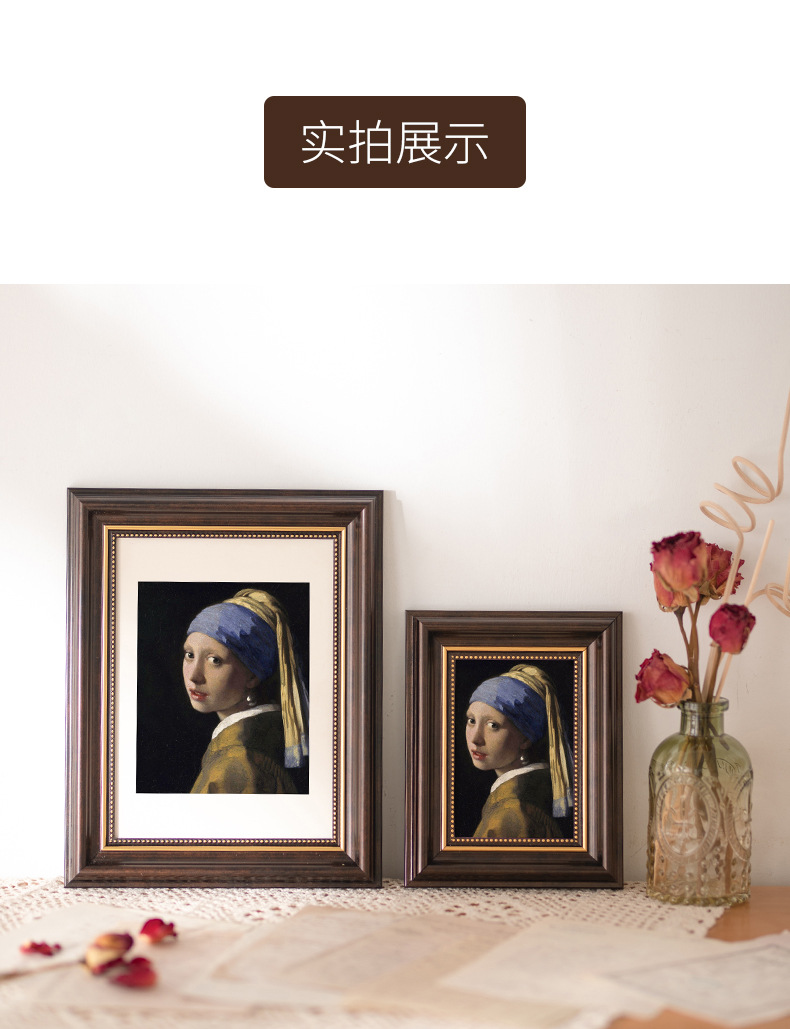 复古相框欧式摆台56寸相框7810寸A4婚纱挂墙艺术影楼画框相片框详情4