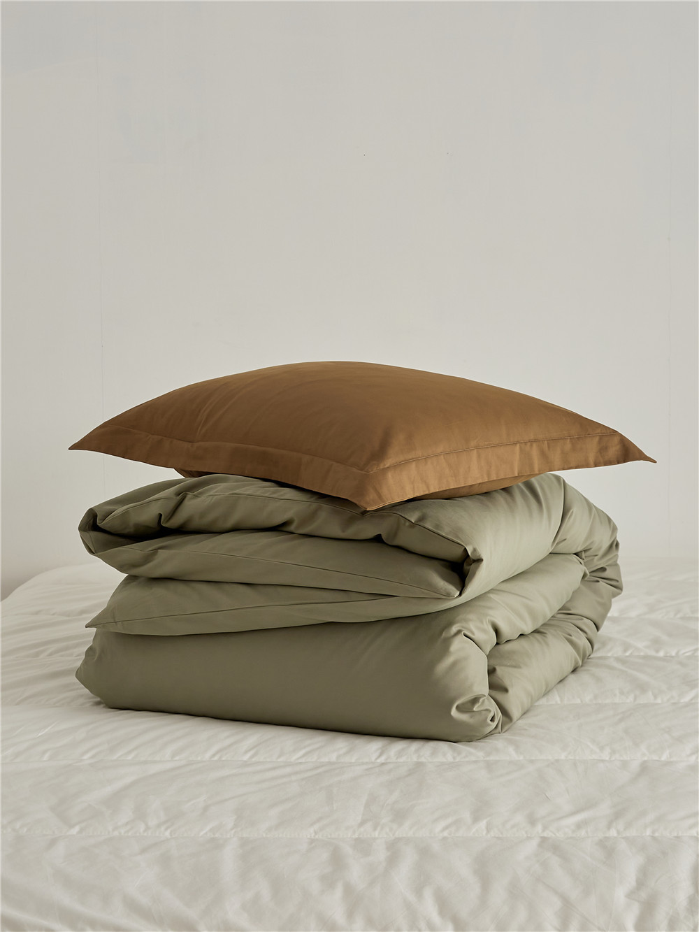 Long-staple cotton single item, all-cotton brushed quilt cover bed, simple pigment color pure cotton autumn and winter 1.8m bedding pic 49