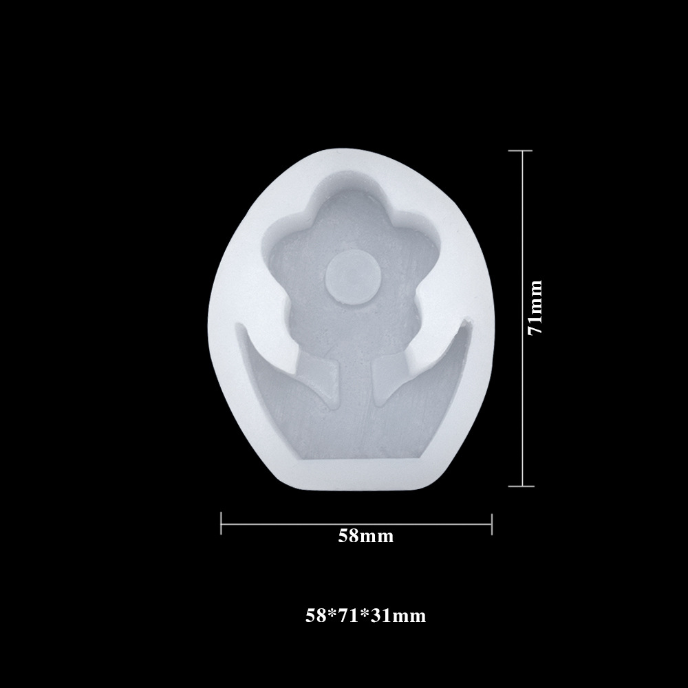 新款立体爱心小熊扭绳香薰蜡烛模具DIY手工皂滴胶硅胶模具批发详情31