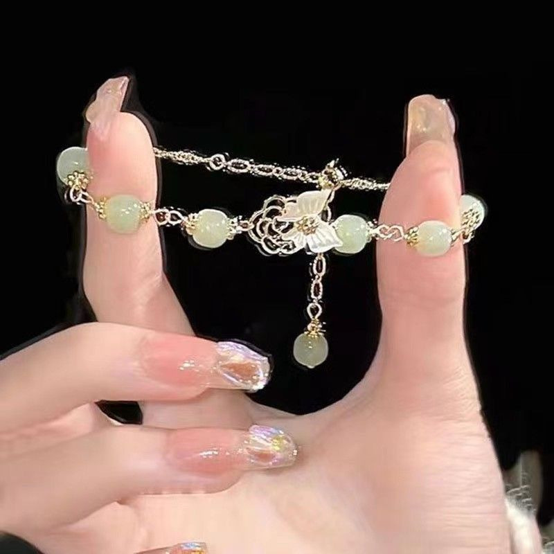 蝶恋花手链六条装蝶贝蝴蝶串珠手链新中式轻奢小众高级感手饰详情5