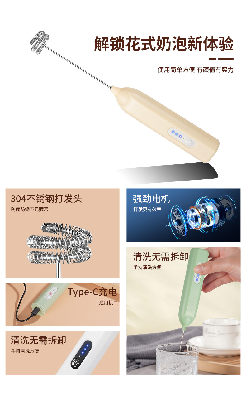 打蛋器电动非手动跨境可代发搅拌家用和面打奶油烘焙咖啡7602详情2
