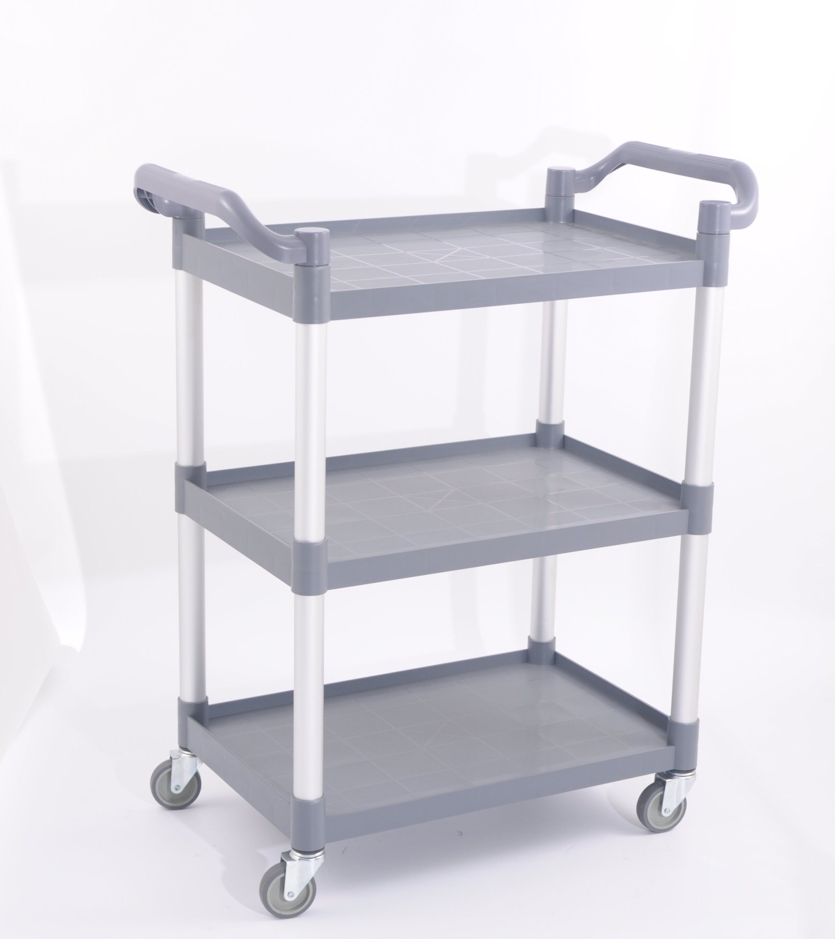 Three-layer plastic food collection cart, hotel food delivery cart, restaurant commercial trolley, restaurant mobile serving cart, beverage cart pic 10