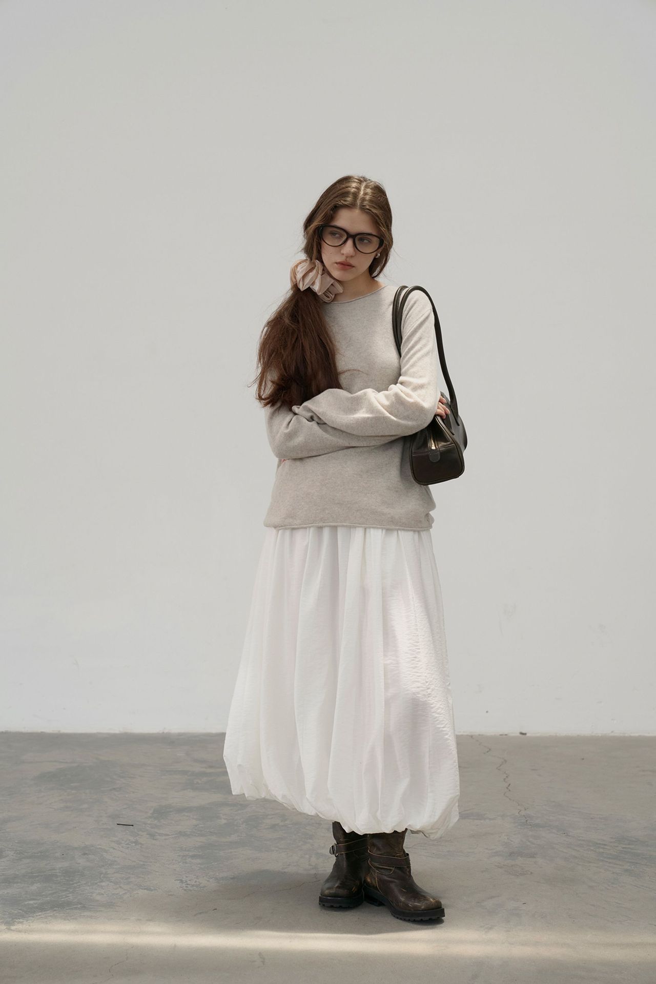 Korean-style seamless one-piece process round-neck pullover cotton and wool sweater, basic base layer for women a1183 in autumn and winter pic 45