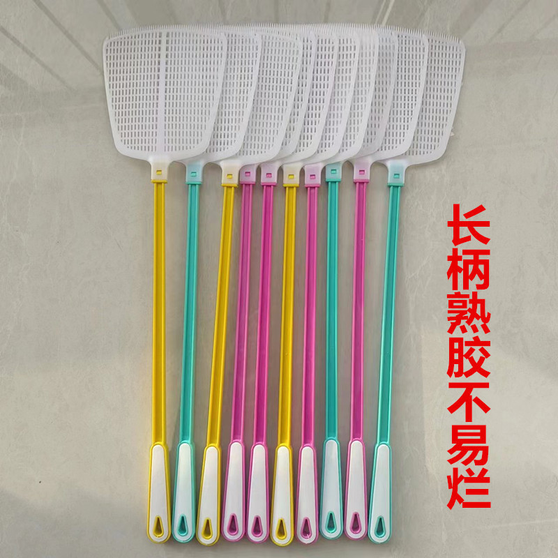 Plastic fly swatter, large head, mature rubber, not easy to break, summer advertising logo mosquito and fly swatter, fly swatter wholesale pic 15