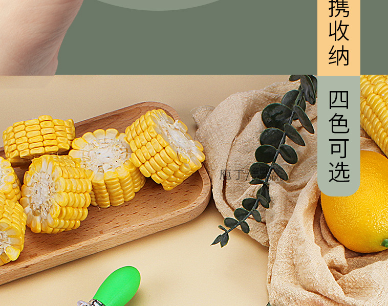 Stainless steel corn pins, BBQ corn sticks, barbecue forks, fruit forks, kitchen small tools in stock pic 19