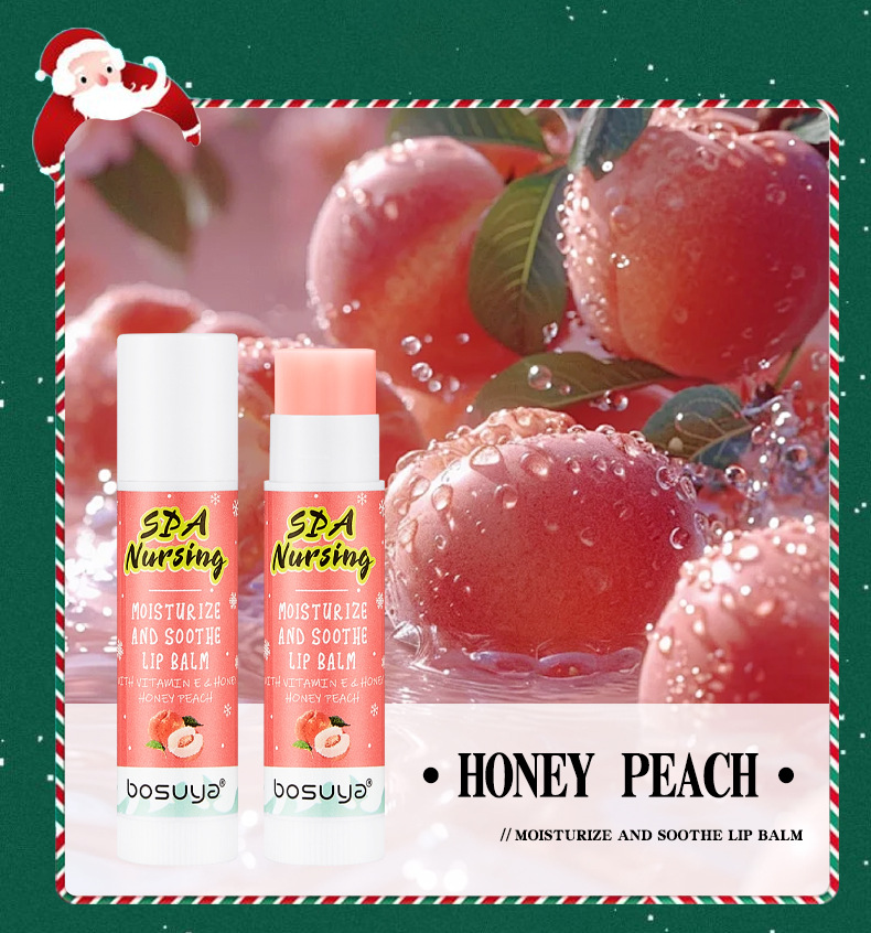 【 Cross-border Exclusive 】bosuya Christmas Lip Balm Hydrates, moisturizes, prevents dryness and cracking, and reduces lip lines. A bestseller on Amazon pic 16