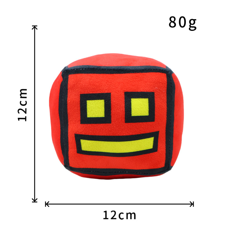 New cross-border geometry dash plush geometry Dash game plush toy doll pillow pic 14
