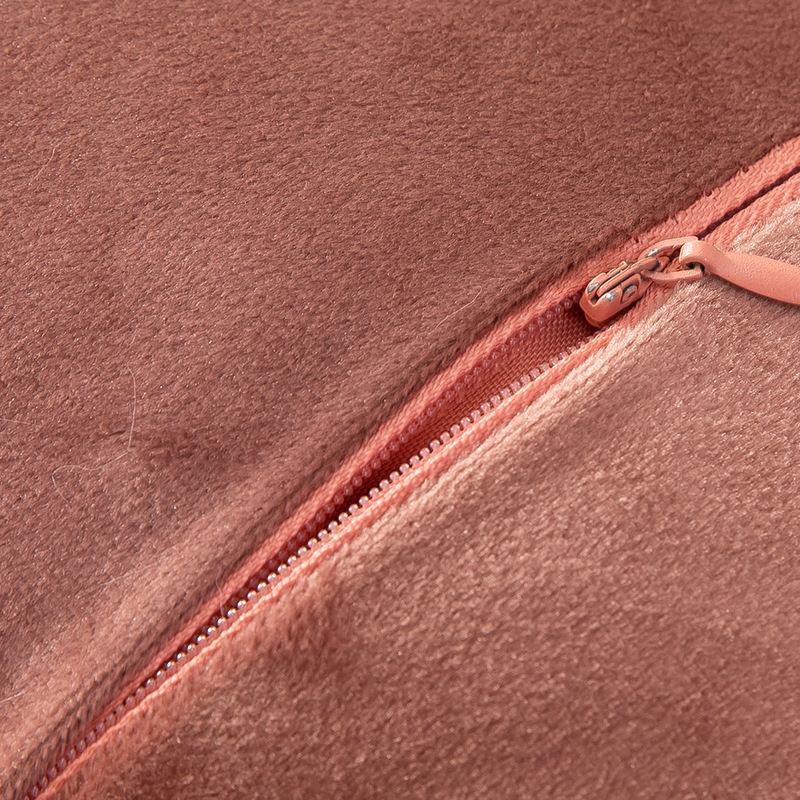 北欧ins风纯色链条编花胖条抱枕套兔毛绒床头沙发靠枕多色可选详情21