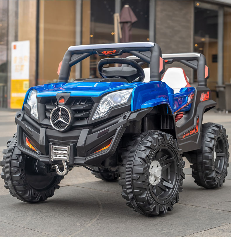 OZON儿童电动车四轮越野车遥控小孩玩具车可坐人2-8岁宝宝电瓶车详情23