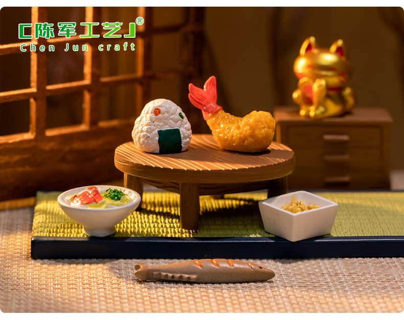 Micro-landscape creative simulation of Japanese cuisine, food play dollhouse, diy decorative accessories, miniature mini ornaments pic 43