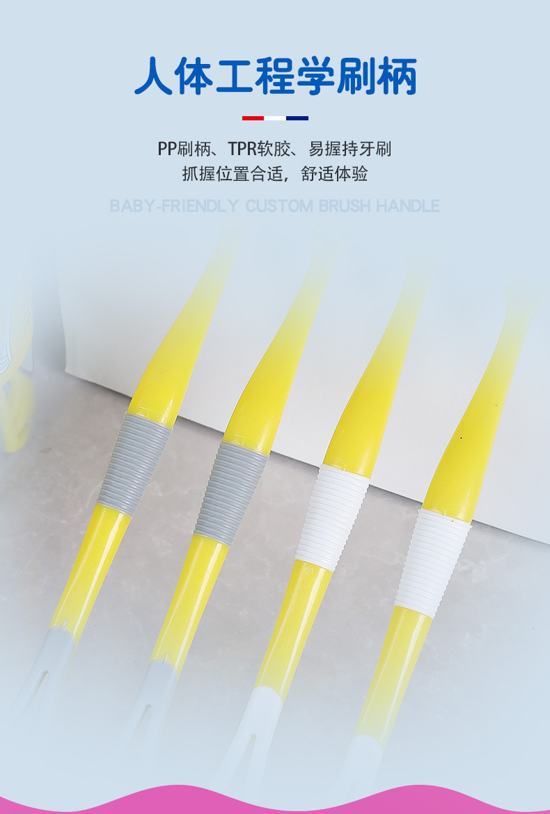 抖音直播同款刮舌苔牙刷桶装8支双效二合一硅胶软毛成人软毛家庭详情5