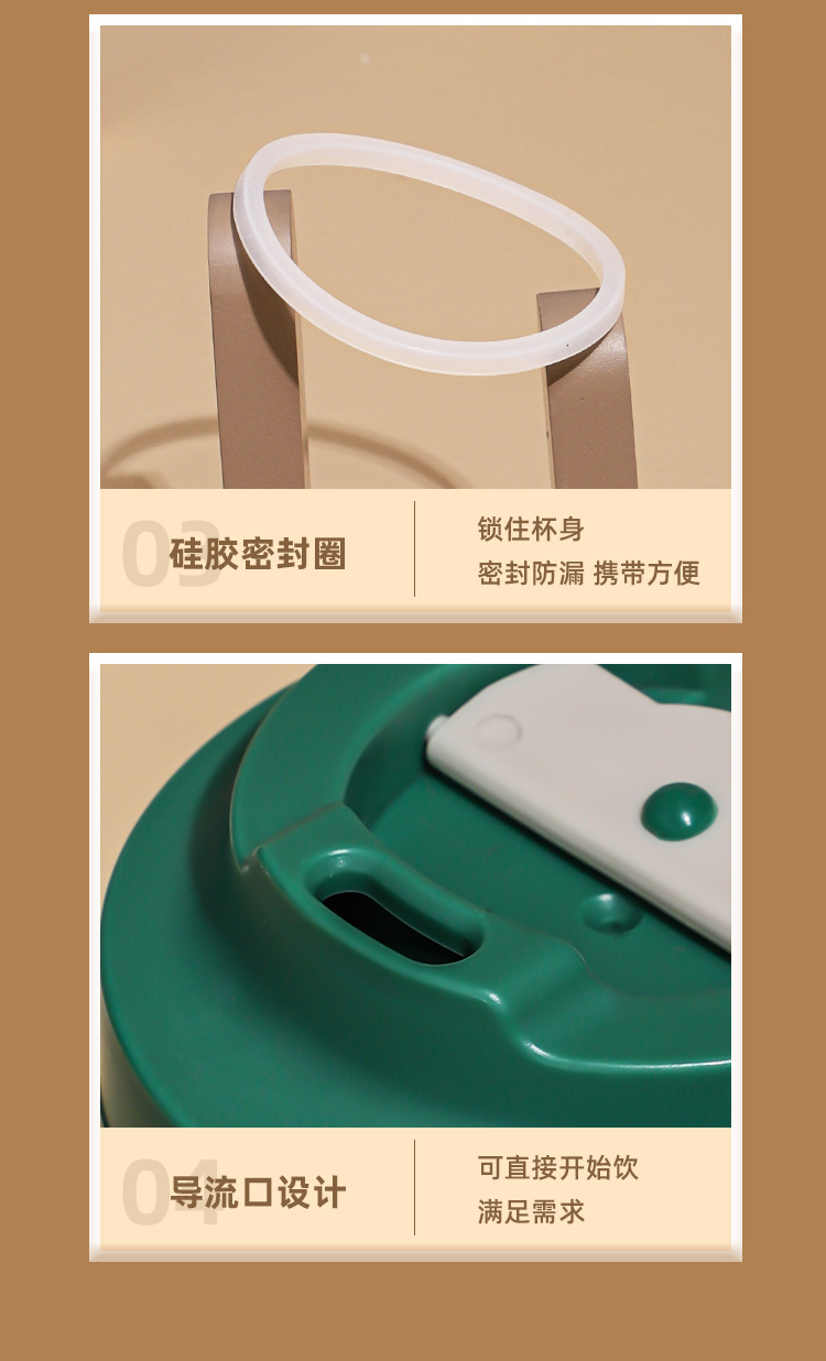 304 Double-layer stainless steel insulated cups, high appearance level, car coffee cups, portable daily cups, direct drinking cups wholesale pic 25