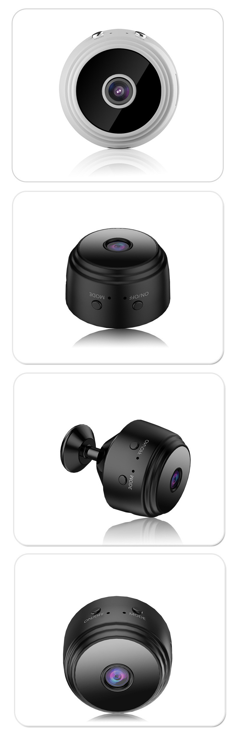A9 camera, wifi wireless camera, home night vision security camera, high-definition outdoor sports DV camera pic 2