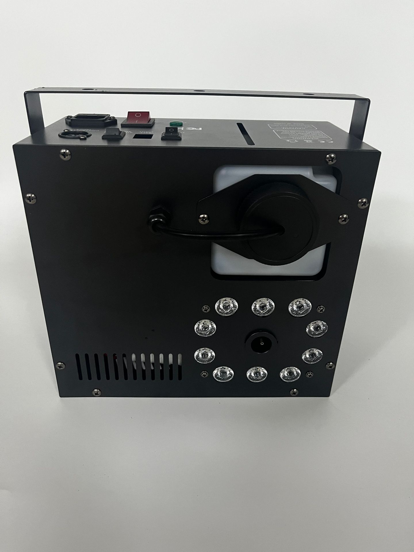 厂家直销LED1500w上喷汽柱烟雾机led气柱烟机24颗led七彩喷烟雾，酒吧夜店气氛活动渲染，大型婚庆活动营造氛围详情18