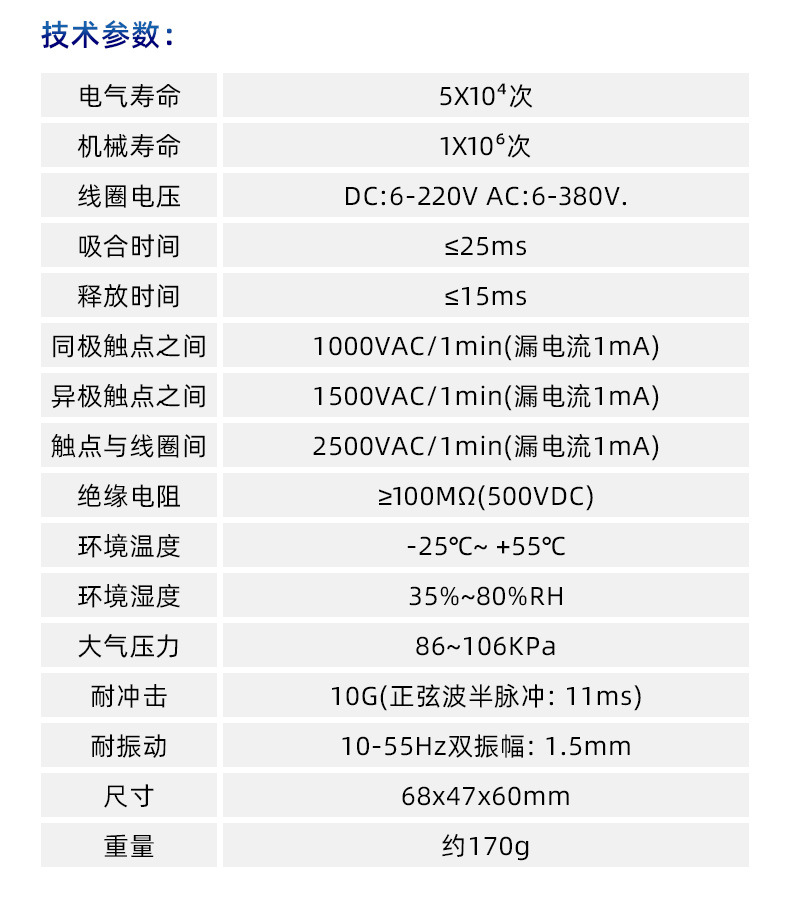 继电器特大功率EE-58F型电磁继电器批发中间继电器艺杰厂家直供详情7