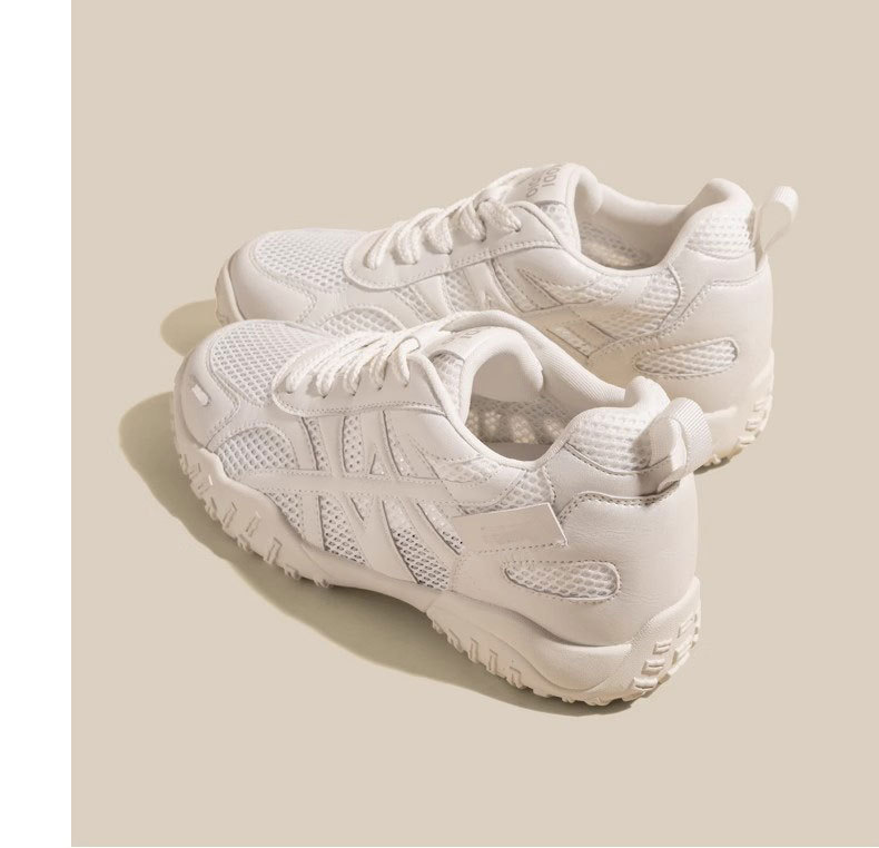 小个子内增高女鞋真皮德训鞋女款夏季透气网面阿甘鞋休闲运动板鞋详情19