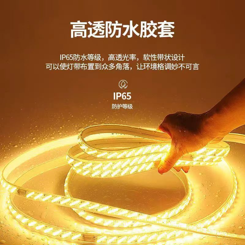 LED灯带三排180灯外墙专用家装工程户外防水灯带220v高压led灯条详情19