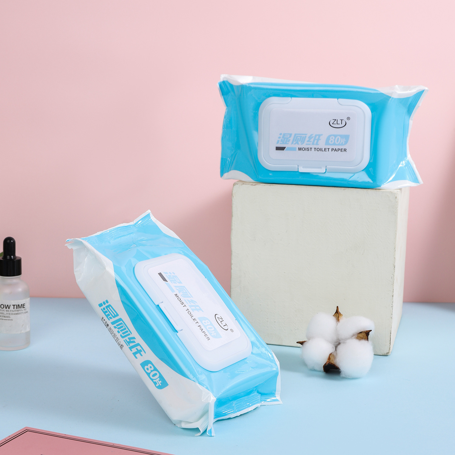 Inicio carga papel higiénico húmedo limpiador toallitas húmedas papel higiénico limpiador de papel PP mujeres toallitas húmedas rollo de papel fábrica al por mayor pic 7