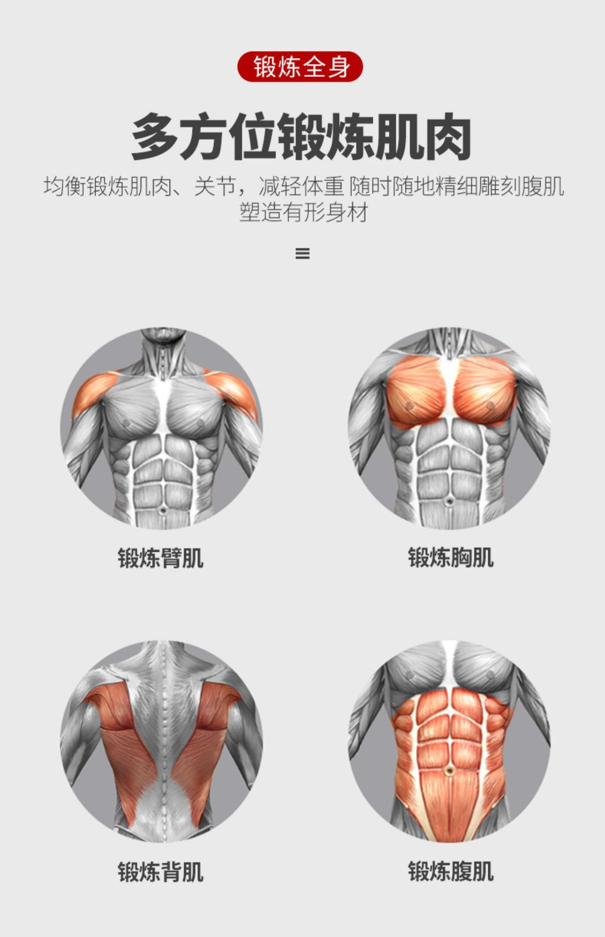 健腹轮自动回弹初学者家用腹肌训练器静音腹肌轮滚轮便携收腹详情1