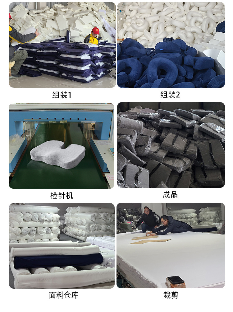 Cushion office memory foam lumbar support slow rebound car cushion chair lumbar pillow cross-border Amazon gift logo pic 15