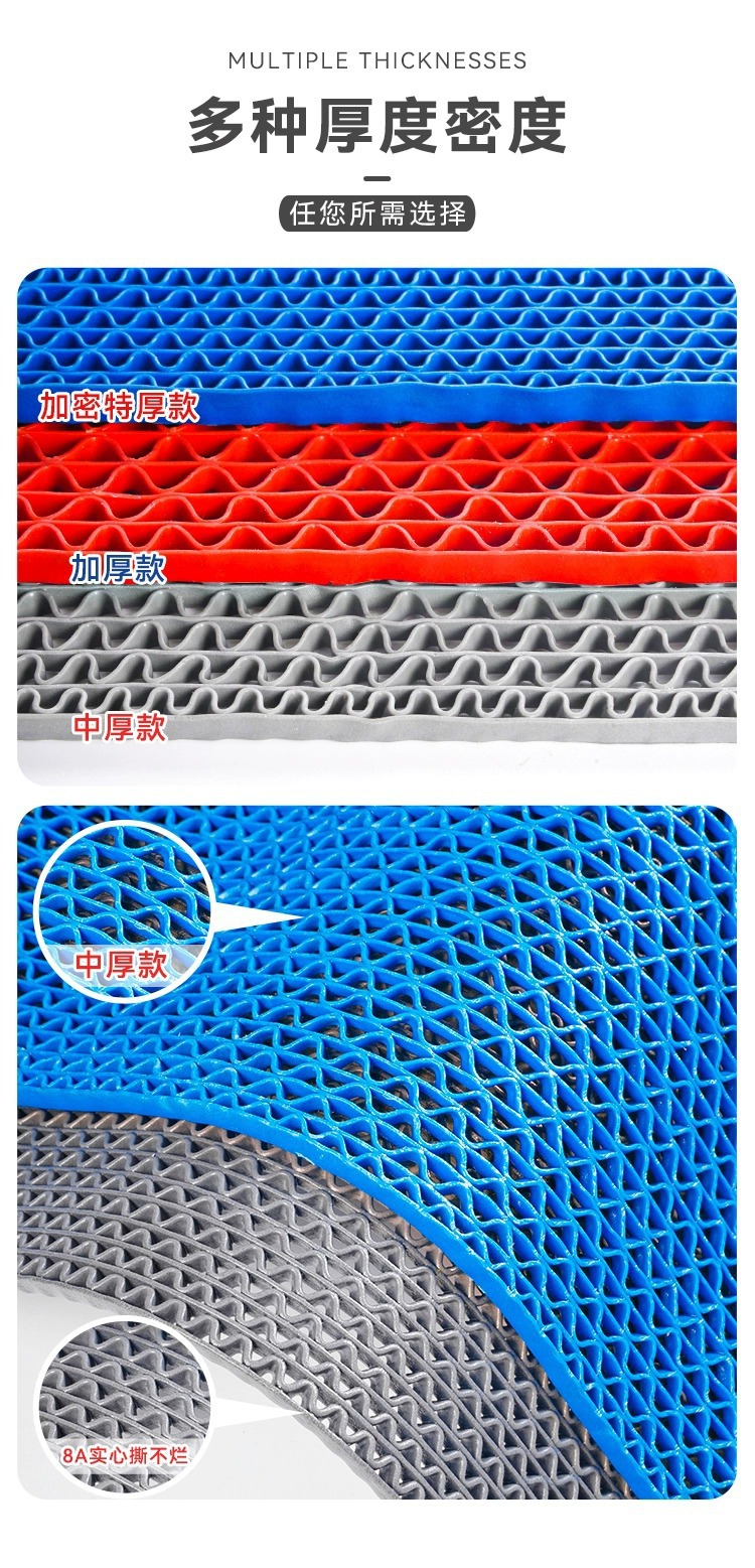 防滑地垫镂空塑料户外商用加厚入户门防滑垫子卫生间浴室防水脚垫详情2