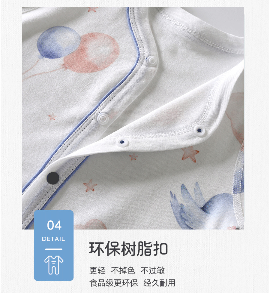 新生儿衣服连身衣母婴用品3月~1岁宝宝哈衣家居服婴儿纯棉连体衣详情13