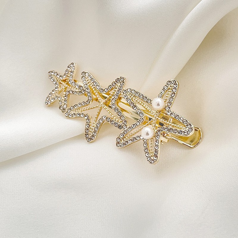 新款蝴蝶结鸭嘴夹义乌配饰高级感小香风发夹无痕小众款边夹儿童款详情4