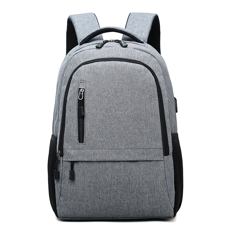 男士背包大学生双肩包简约商务电脑包大容量休闲上班通勤旅行背包详情32