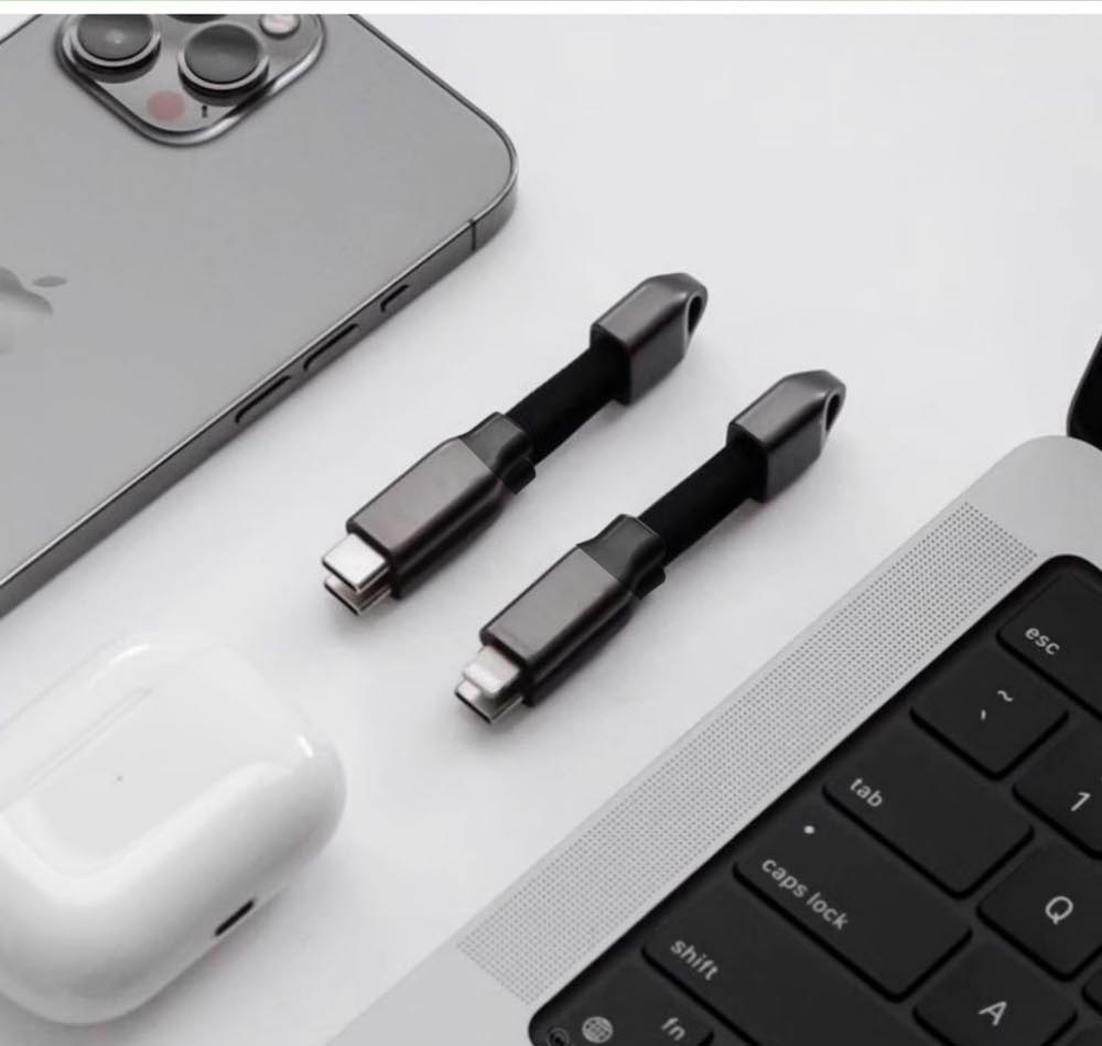 Comercio exterior magnético llavero de succión para teléfono móvil cable de alimentación 2 en 1 cable de carga tipo c aplicable apple 1516 cable de datos pic 22