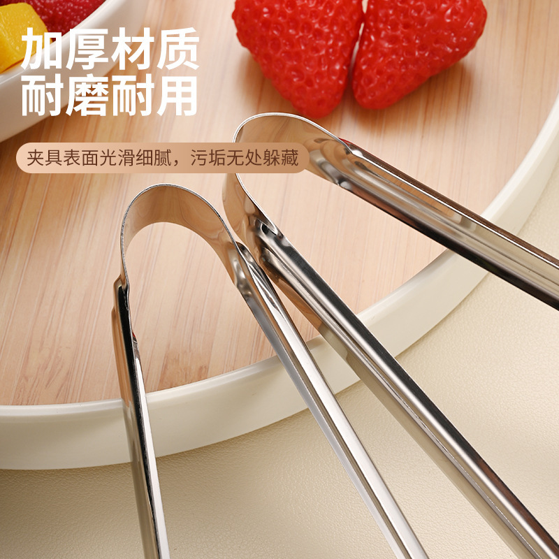 家用厨房不锈钢冰夹夹冰块夹子方糖水果夹食品夹面包夹烧烤夹食物详情11