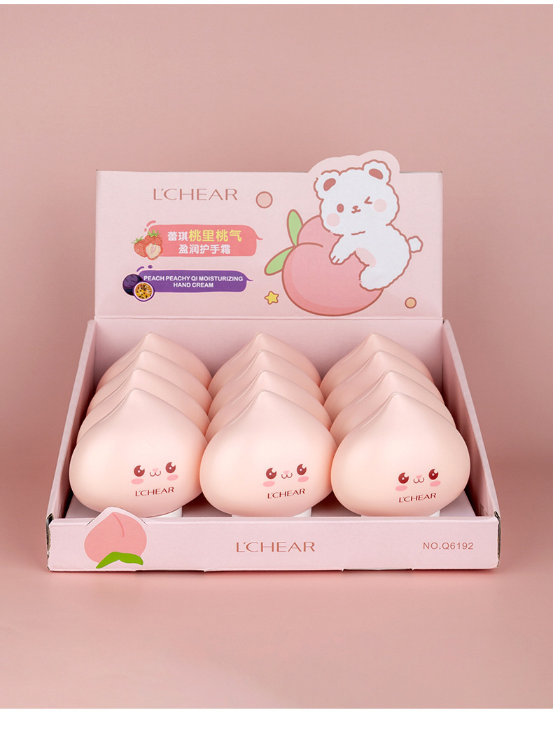蕾琪桃里桃气护手霜小支便携女滋润保湿防干裂香氛护手霜套盒批发详情8
